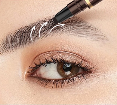 sourcils clairsem&eacute;s effet poil &agrave; poil